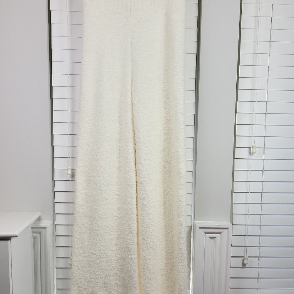 SKIMS Teddy‎ Cozy Cream Wide-Leg Pants. Size L/XL